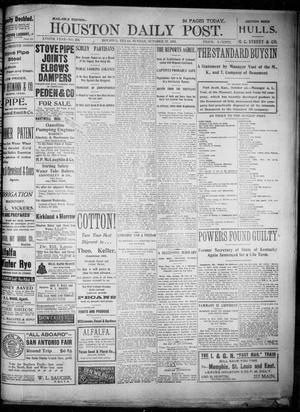 The Houston Daily Post (Houston, Tex.), Vol. XVIITH YEAR, No. 206, Ed. 1, Sunday, October 27, 1901