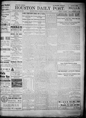 The Houston Daily Post (Houston, Tex.), Vol. XVIITH YEAR, No. 208, Ed. 1, Tuesday, October 29, 1901