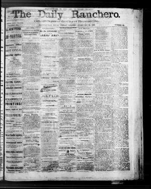 The Daily Ranchero. (Brownsville, Tex.), Vol. 3, No. 86, Ed. 1 Friday, February 28, 1868