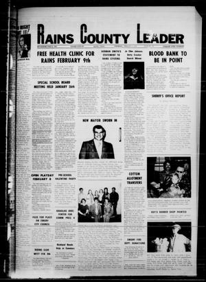 Rains County Leader (Emory, Tex.), Vol. 88, No. 35, Ed. 1 Thursday, February 5, 1976
