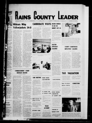 Rains County Leader (Emory, Tex.), Vol. 91, No. 19, Ed. 1 Thursday, October 12, 1978