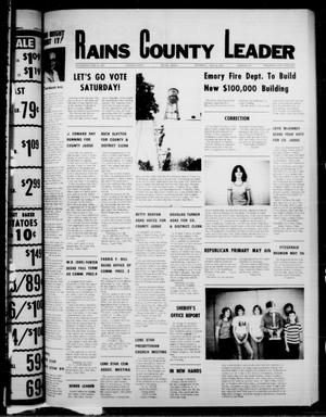 Rains County Leader (Emory, Tex.), Vol. 90, No. 48, Ed. 1 Thursday, May 4, 1978