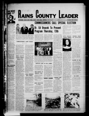 Rains County Leader (Emory, Tex.), Vol. 87, No. 36, Ed. 1 Thursday, February 13, 1975