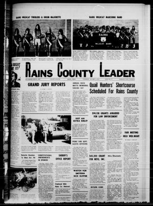 Rains County Leader (Emory, Tex.), Vol. 88, No. 17, Ed. 1 Thursday, October 2, 1975