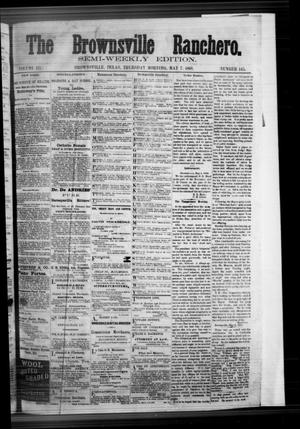 The Brownsville Ranchero. (Brownsville, Tex.), Vol. 3, No. 145, Ed. 1 Thursday, May 7, 1868