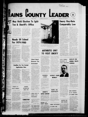 Rains County Leader (Emory, Tex.), Vol. 92, No. 2, Ed. 1 Thursday, June 14, 1979