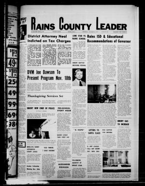 Rains County Leader (Emory, Tex.), Vol. 89, No. 24, Ed. 1 Thursday, November 18, 1976