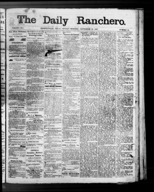 The Daily Ranchero. (Brownsville, Tex.), Vol. 3, No. 20, Ed. 1 Sunday, September 29, 1867