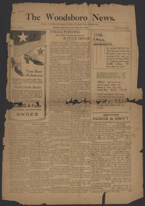 Primary view of object titled 'The Woodsboro News. (Woodsboro, Tex.), Vol. 3, No. 2, Ed. 1 Friday, November 5, 1915'.
