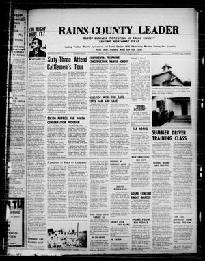 Rains County Leader (Emory, Tex.), Vol. 87, No. 2, Ed. 1 Thursday, June 20, 1974
