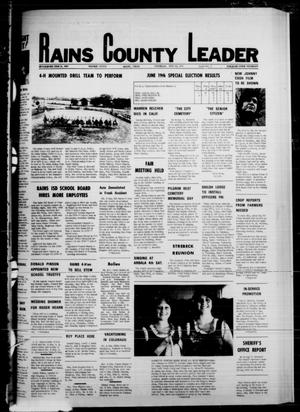 Rains County Leader (Emory, Tex.), Vol. 89, No. 3, Ed. 1 Thursday, June 24, 1976
