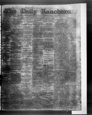 The Daily Ranchero. (Brownsville, Tex.), Vol. 3, No. 95, Ed. 1 Tuesday, March 10, 1868