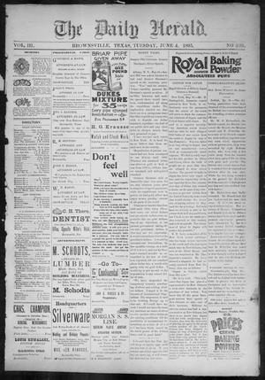 The Daily Herald (Brownsville, Tex.), Vol. 3, No. 400, Ed. 1, Tuesday, June 4, 1895