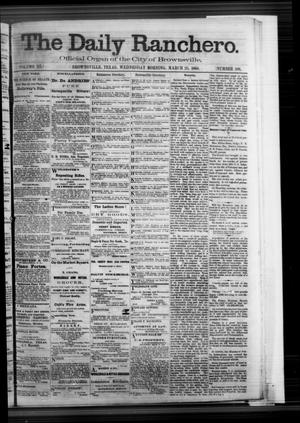 The Daily Ranchero. (Brownsville, Tex.), Vol. 3, No. 108, Ed. 1 Wednesday, March 25, 1868