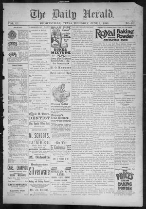 The Daily Herald (Brownsville, Tex.), Vol. 3, No. 402, Ed. 1, Thursday, June 6, 1895