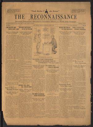 The Reconnaissance (Camp Bowie, Tex.), Vol. 1, No. 40, Ed. 1 Saturday, June 1, 1918