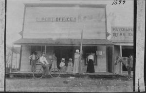 Primary view of [Rosenberg Post Office in 1899]