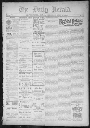 The Daily Herald (Brownsville, Tex.), Vol. 4, No. 3, Ed. 1, Saturday, July 6, 1895