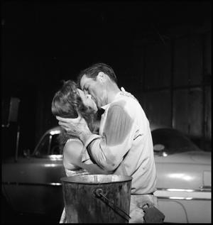 [Actors Kissing on Set Of "Stakeout!"]