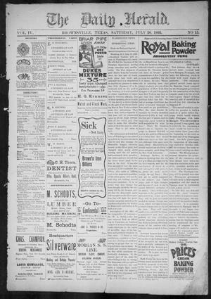 The Daily Herald (Brownsville, Tex.), Vol. 4, No. 15, Ed. 1, Saturday, July 20, 1895