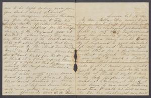[Letter to Mollie, from Orceneth Asbury Fisher]