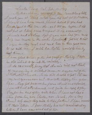 [Letter to Orceneth Asbury Fisher, from Orceneth Fisher]