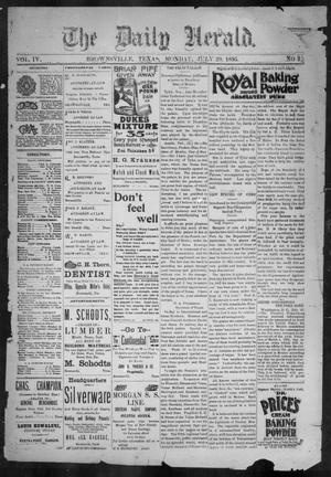 The Daily Herald (Brownsville, Tex.), Vol. 4, No. 22, Ed. 1, Monday, July 29, 1895