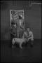 Thumbnail image of item number 1 in: '[Two Men, Young Boy, and  Dog on Television Stage]'.