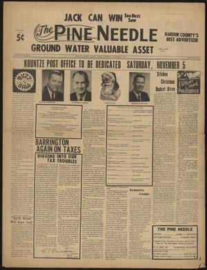 The Pine Needle (Kountze, Tex.), Vol. 1, No. 48, Ed. 1 Thursday, December 3, 1964