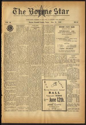 The Boerne Star (Boerne, Tex.), Vol. 38, No. 26, Ed. 1 Thursday, June 10, 1943