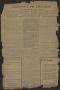 Thumbnail image of item number 1 in: 'Aransas Pass Progress (Aransas Pass, Tex.), Vol. 13, No. 40, Ed. 1 Friday, January 21, 1927'.