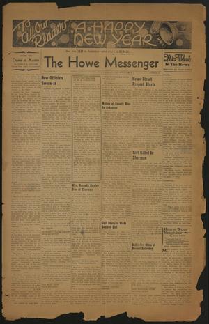 Primary view of object titled 'The Howe Messenger (Howe, Tex.), Vol. 17, No. 49, Ed. 1 Friday, January 3, 1941'.