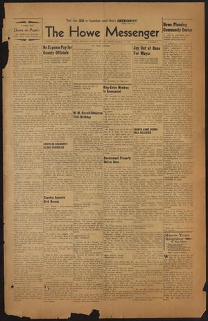 Primary view of The Howe Messenger (Howe, Tex.), Vol. 18, No. 8, Ed. 1 Friday, March 14, 1941