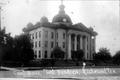 Photograph: [The northwest corner of the Fort Bend County Court House]