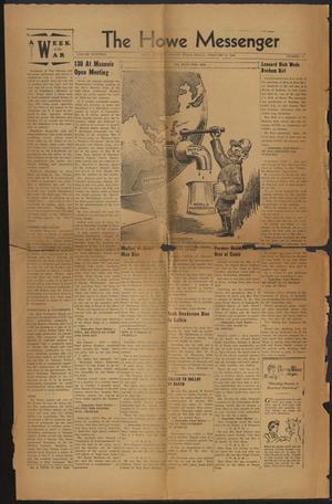 The Howe Messenger (Howe, Tex.), Vol. 19, No. 6, Ed. 1 Friday, February 27, 1942