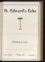 Newspaper: St. Edward's Echo (Austin, Tex.), Vol. 3, No. 5, Ed. 1, February 1922