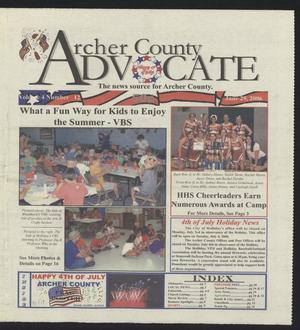 Archer County Advocate (Holliday, Tex.), Vol. 4, No. 12, Ed. 1 Thursday, June 29, 2006