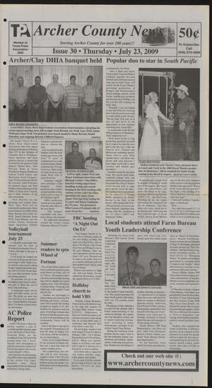 Archer County News (Archer City, Tex.), No. 30, Ed. 1 Thursday, July 23, 2009