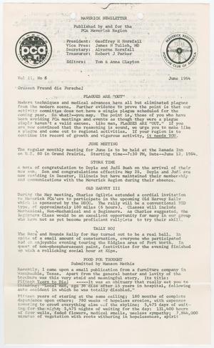 Primary view of object titled 'The Maverick Newsletter, Volume 2, Number 6, June 1964'.