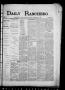 Newspaper: Daily Ranchero. (Brownsville, Tex.), Vol. 2, No. 77, Ed. 1 Sunday, No…