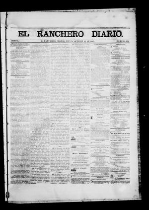 Primary view of object titled 'The Daily Ranchero. (Matamoros, Mexico), Vol. 1, No. 123, Ed. 1 Friday, October 13, 1865'.