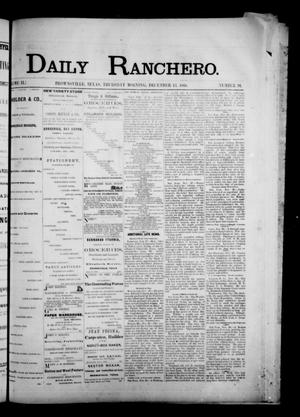 Daily Ranchero. (Brownsville, Tex.), Vol. 2, No. 91, Ed. 1 Thursday, December 13, 1866