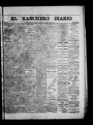 Primary view of The Daily Ranchero. (Matamoros, Mexico), Vol. 1, No. 198, Ed. 1 Friday, January 12, 1866