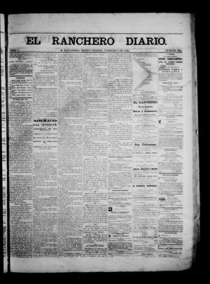 Primary view of object titled 'The Daily Ranchero. (Matamoros, Mexico), Vol. 1, No. 222, Ed. 1 Friday, February 9, 1866'.