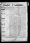 Thumbnail image of item number 1 in: 'Daily Ranchero. (Brownsville, Tex.), Vol. 2, No. 29, Ed. 1 Saturday, September 29, 1866'.