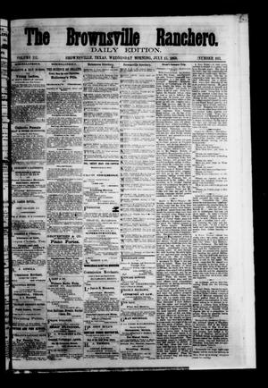 The Brownsville Ranchero. (Brownsville, Tex.), Vol. 3, No. 103, Ed. 1 Wednesday, July 15, 1868