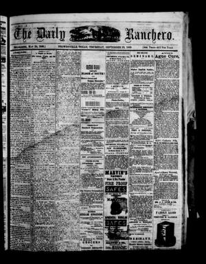 The Daily Ranchero. (Brownsville, Tex.), Vol. 5, Ed. 1 Thursday, September 23, 1869
