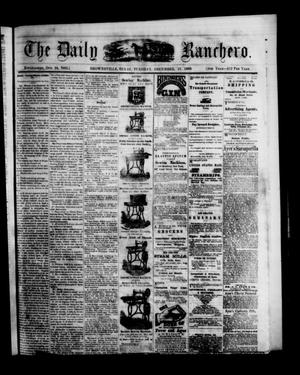 The Daily Ranchero. (Brownsville, Tex.), Vol. 5, Ed. 1 Tuesday, December 21, 1869