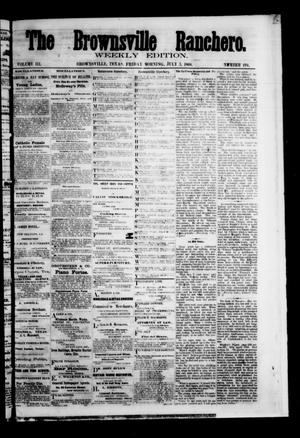 The Brownsville Ranchero. (Brownsville, Tex.), Vol. 3, No. 194, Ed. 1 Friday, July 3, 1868