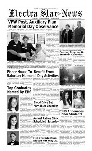 Electra Star-News (Electra, Tex.), Vol. 106, No. 39, Ed. 1 Thursday, May 23, 2013